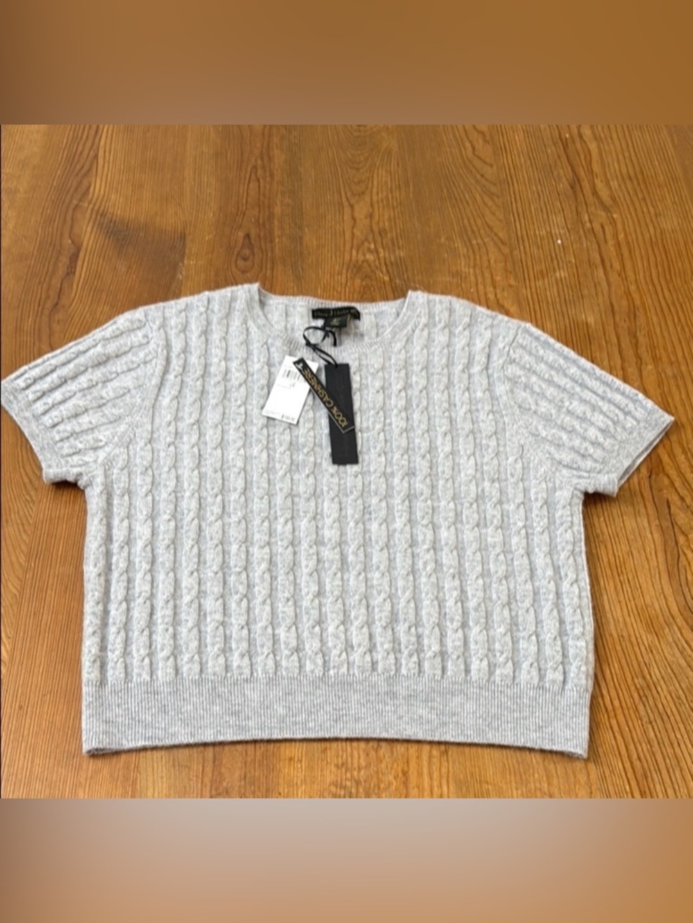 House of Harlow Cashmere Cable Knit Sweater